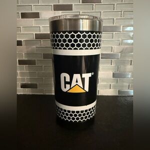 CAT Black and White Tumbler